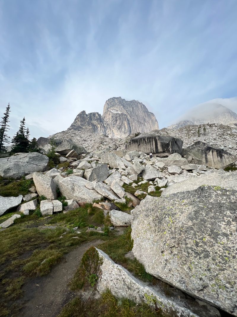 The summit of a hike I wasn't prepared for.